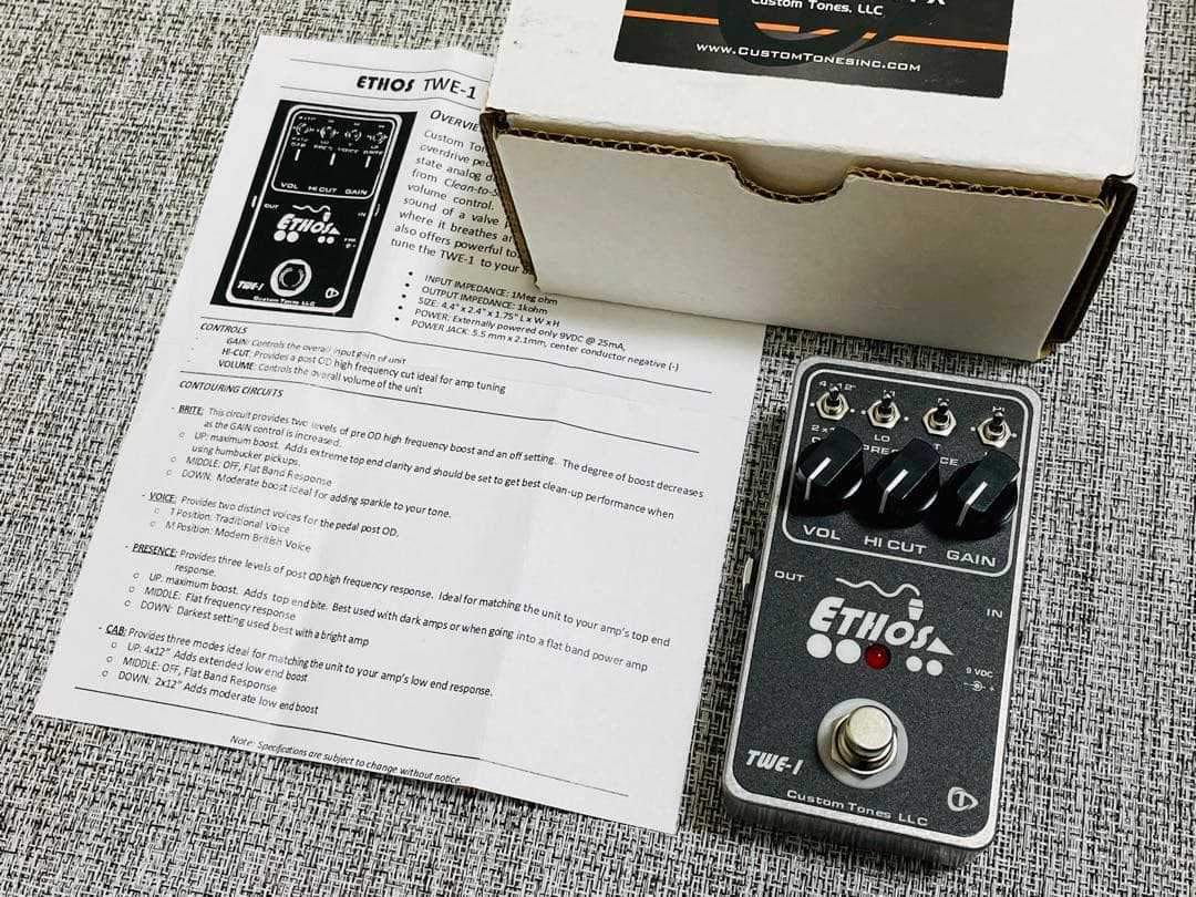 ギター CUSTOM TONES LLC / ETHOS TWE-1