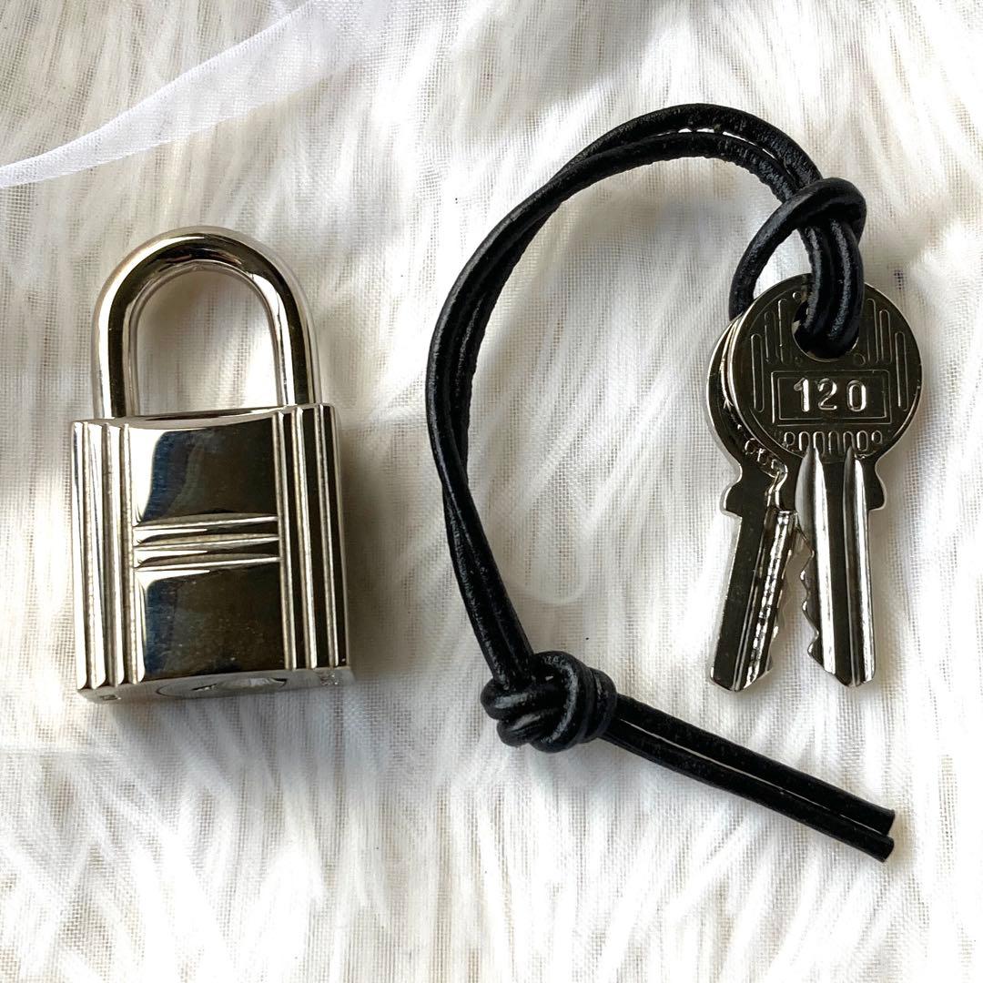 新品未使用*HERMÈS/エルメス■カデナ パドロック/南京錠+鍵2本■シルバー
