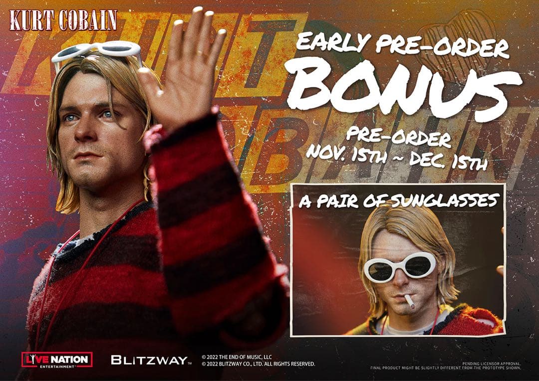 BLITZWAY ブリッツウェイ　カートコバーン　1/6 フィギュア