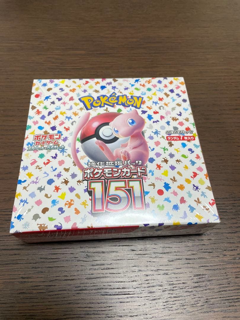 【極美品】【シュリンク付き】ポケモンカード151 BOX