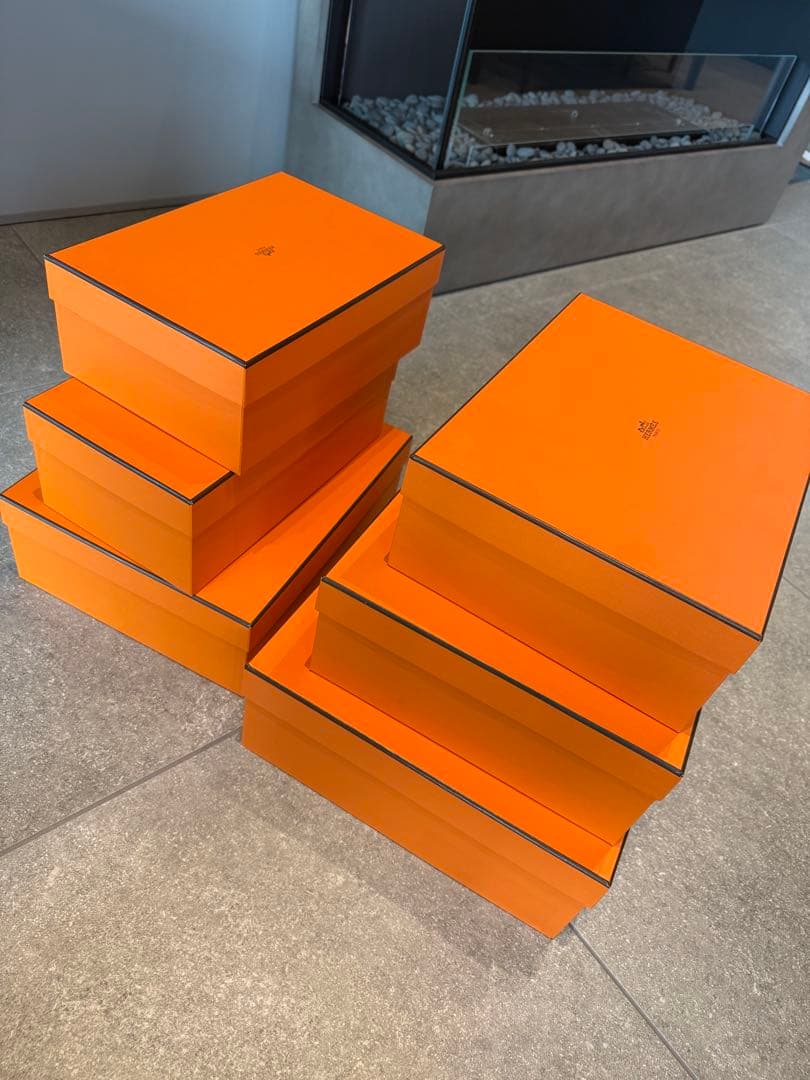 エルメス靴空箱、収納袋セットまとめ売り