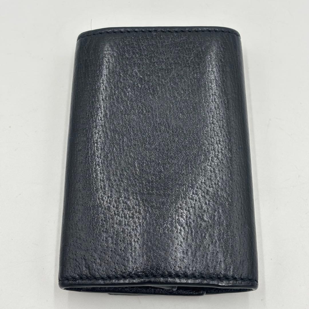 GUCCI グッチ マーモントGG レザー 6連 キーケース 鍵入れ ブラック