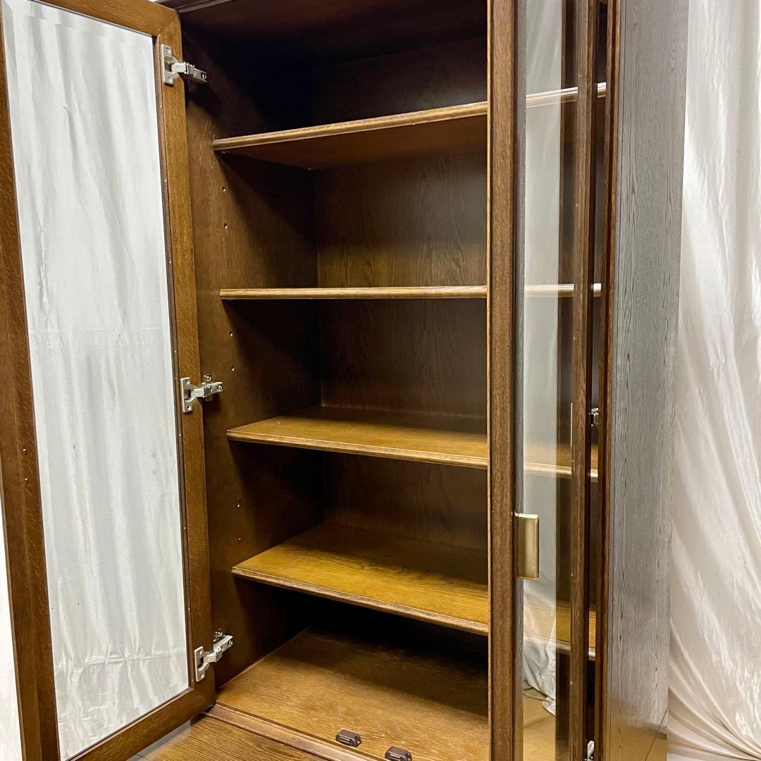 【karimoku】HG2000MD+HG8000MD 飾棚 (1990年代製)