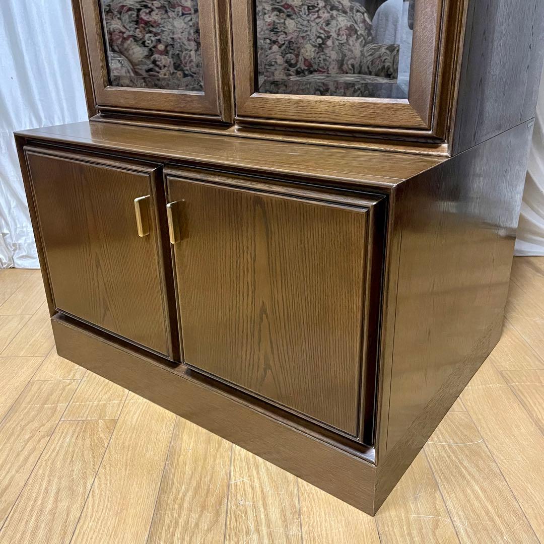 【karimoku】HG2000MD+HG8000MD 飾棚 (1990年代製)