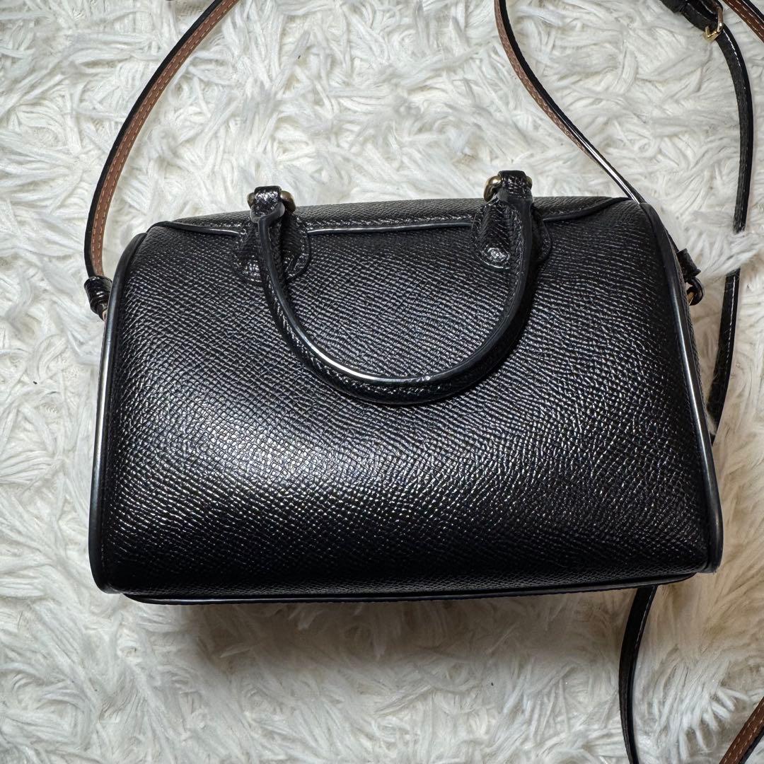 ☆COACH × PAC-MAN ミニボストンバッグ 黒 グリッター 限定☆