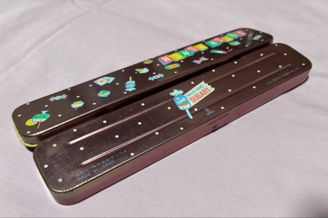 昭和レトロカンペン　フレッシュパンチ　サンリオ　昭和レトロ筆箱　レア