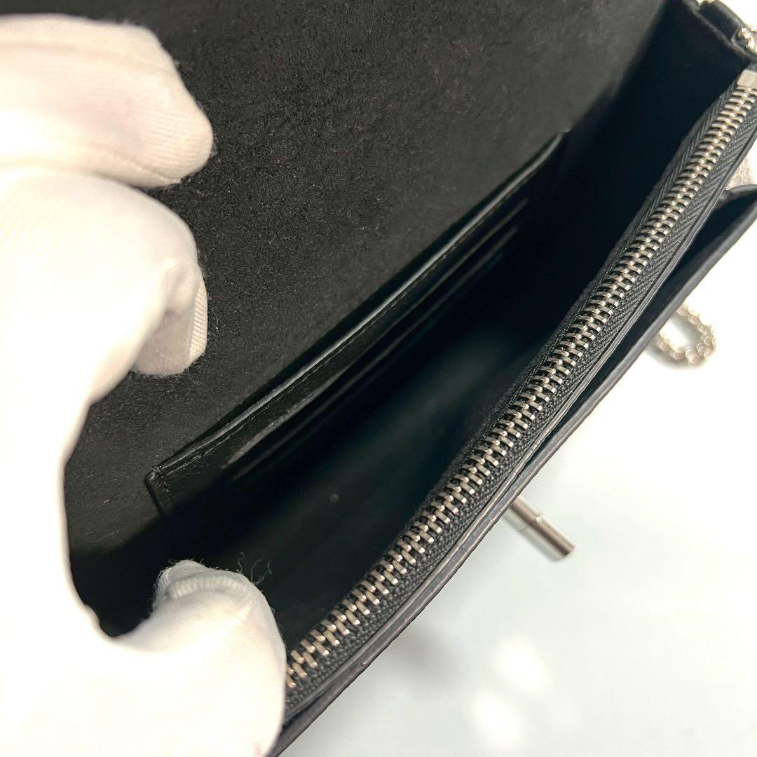 ルイヴィトン ショルダーバッグ ポシェット ロックミー チェーン ロゴ ノワール