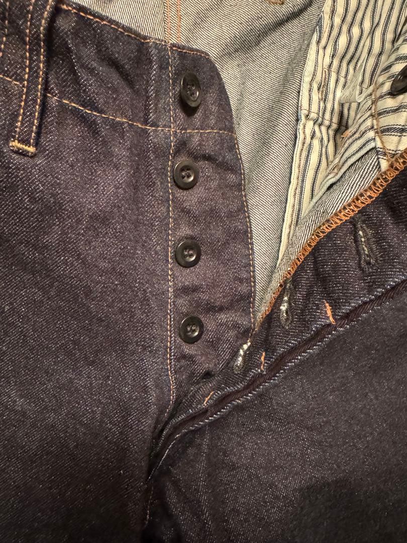 最終値下げ　超激レア　ブラックサイン　デニムブリーチーズ