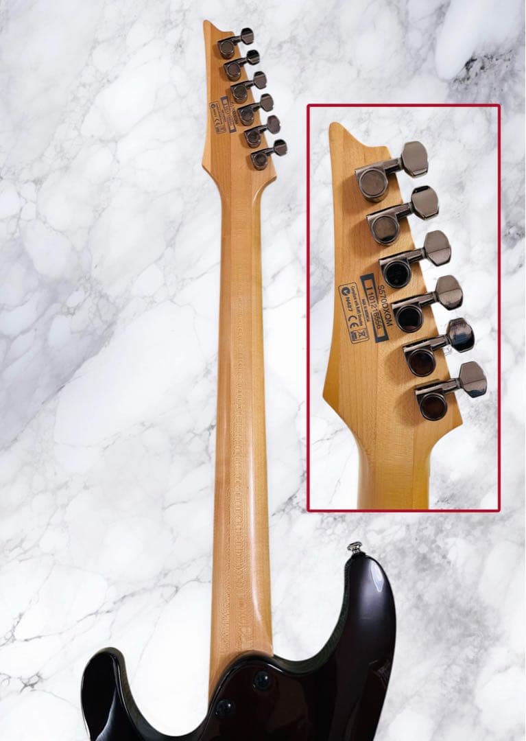 （美品）Ibanez S570DXQM TGB エレキギター