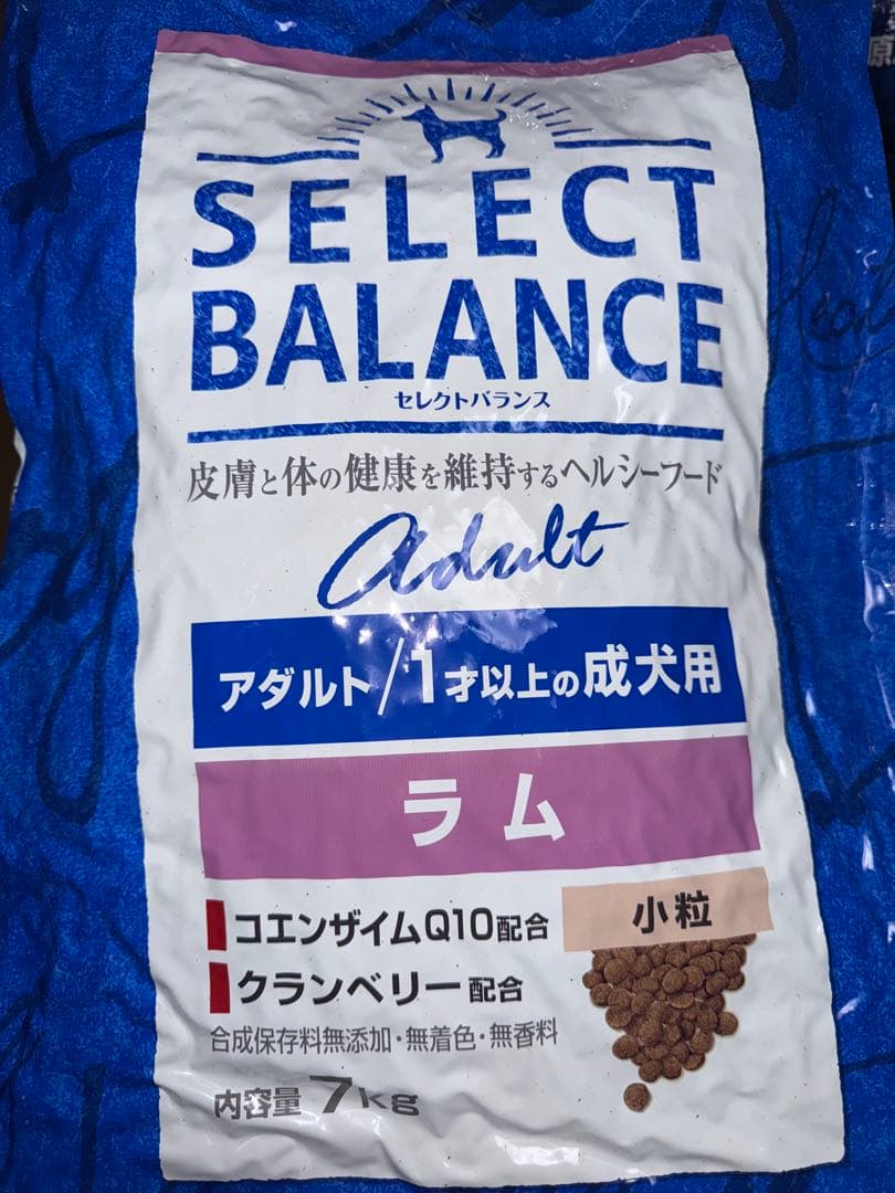 【7kg】セレクトバランス アダルトラム 1才以上 成犬用 ドッグフード