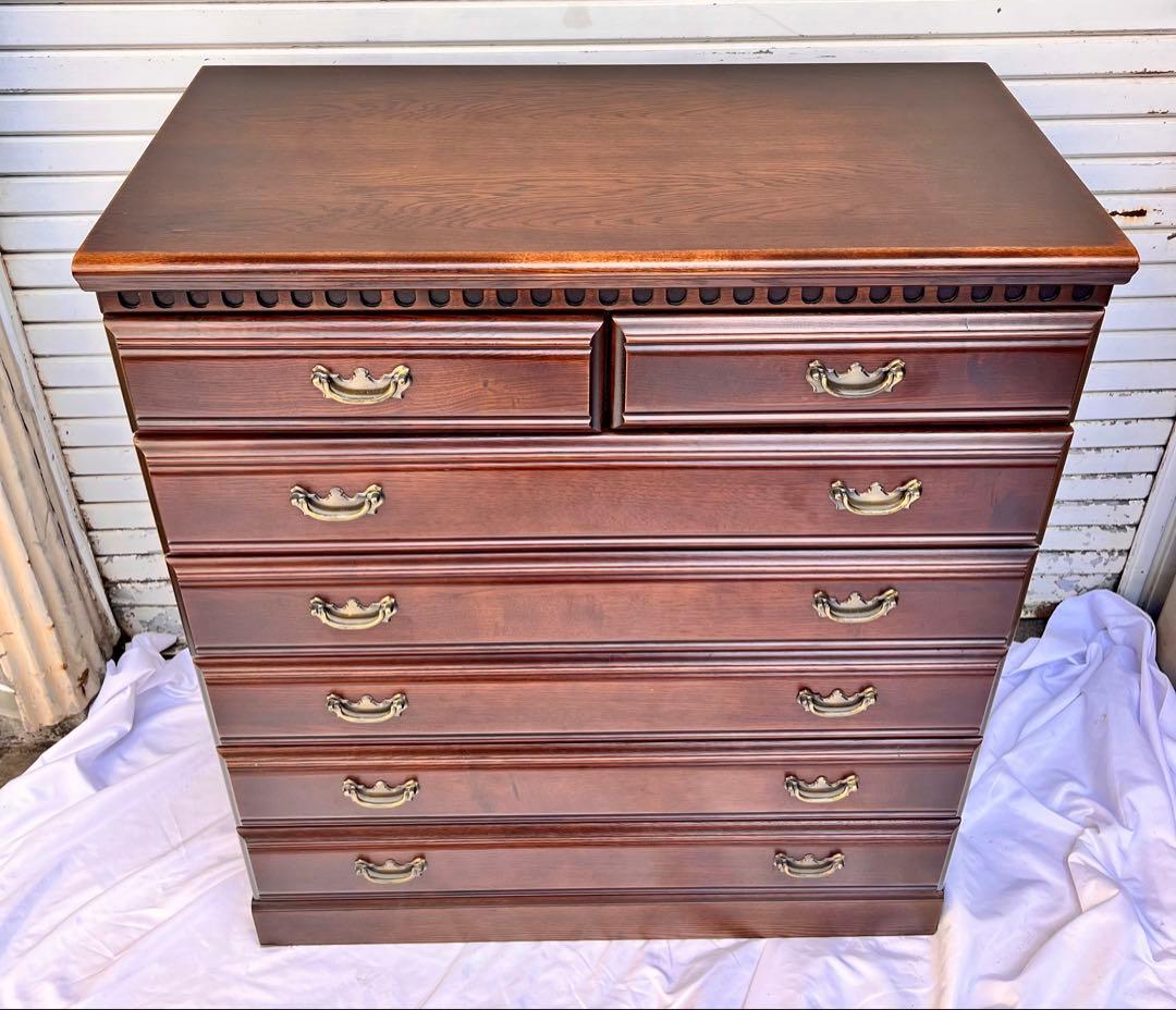 ② ATLANTA アトランタ 6段チェスト HC30 箪笥　レトロタンス