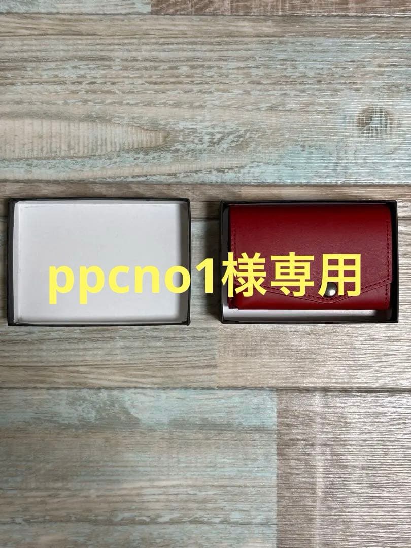 abrAsus 赤 三つ折り財布