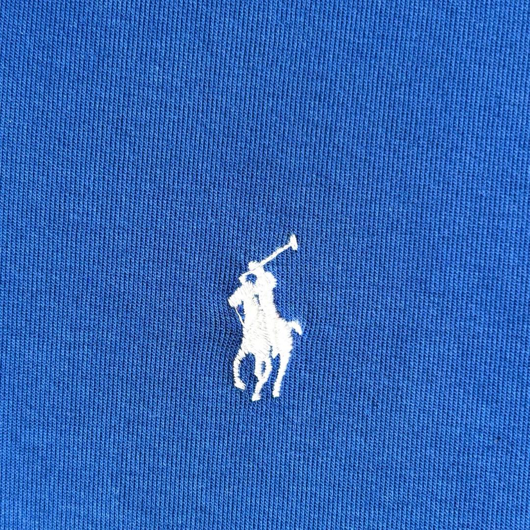 大谷様　ポロラルフローレン　パーカー　フード　ジップ　ポニー刺繍　青　ブルー