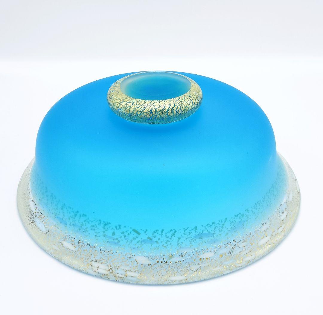 ★サインあり★黒木国昭 金彩象嵌 深皿 大皿（切子 江戸切子 薩摩切子）