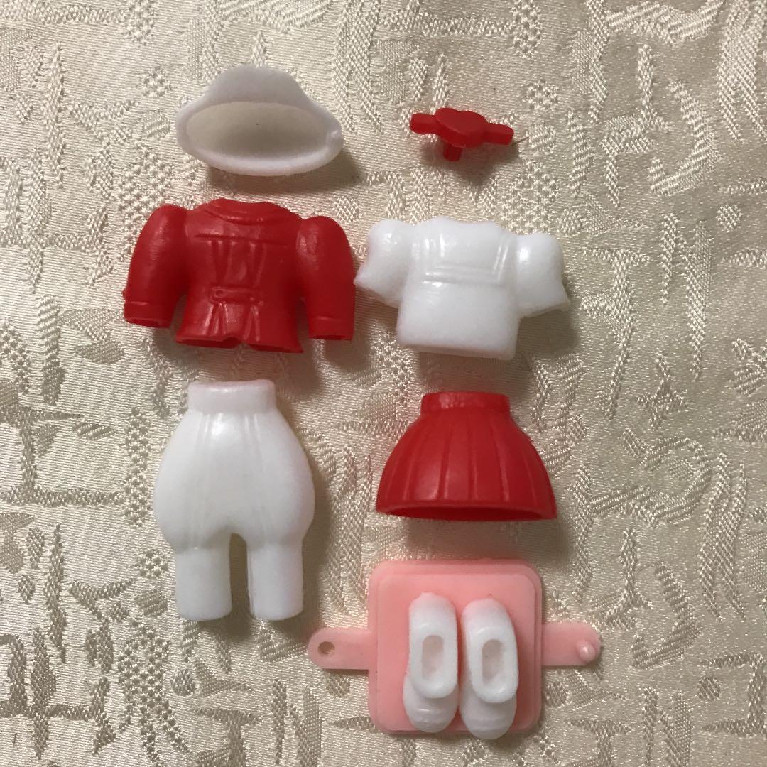 グリコおまけ　昭和　レトロ　パピーちゃん(セーラー服　乗馬服)