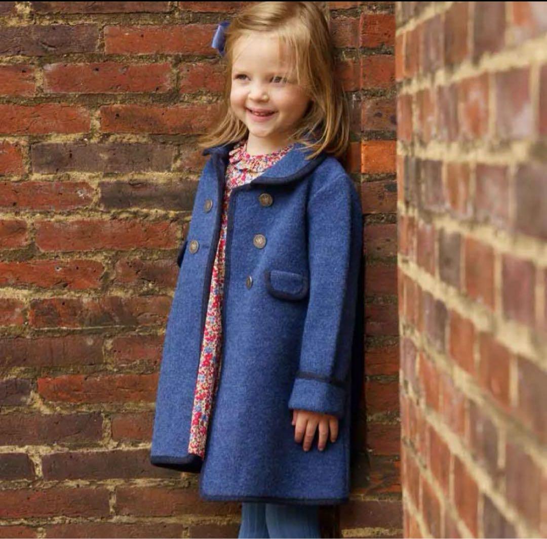 美品　Amaia Kid アマイアキッズ　ウールコート　8