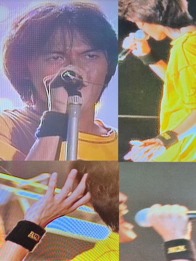 ★稲葉さん着用モデル★B'z リストバンド LIVE-GYM '93 RUN