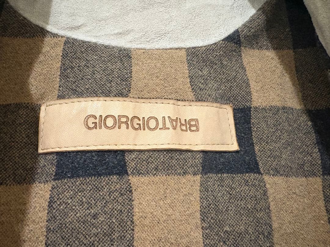 GIORGIO BRATOジョルジオブラット23FWスエードシングルライダース