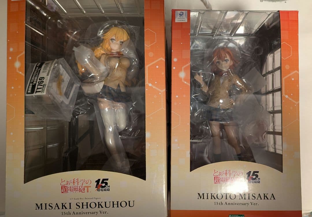 御坂美琴 食蜂操祈 15周年 フィギュア 特典付き