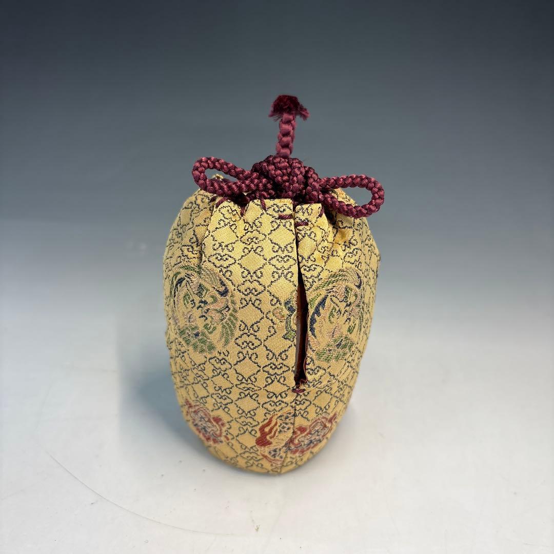 【中古品】茶道具　加藤光右衛門造　瀬戸茶入　堀内宗心書付　銘『無事』（共箱）