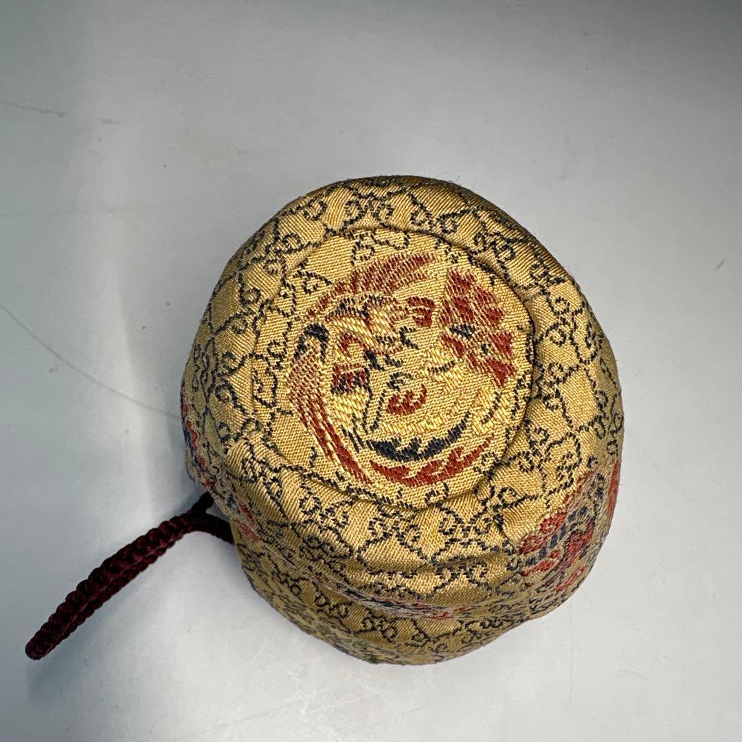 【中古品】茶道具　加藤光右衛門造　瀬戸茶入　堀内宗心書付　銘『無事』（共箱）