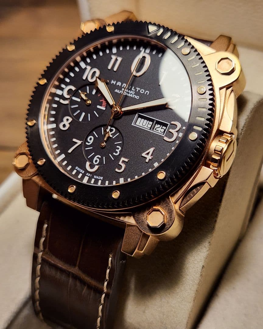 定価31万　ハミルトン　カーキ　ビロウゼロ　自動巻き　腕時計　khaki