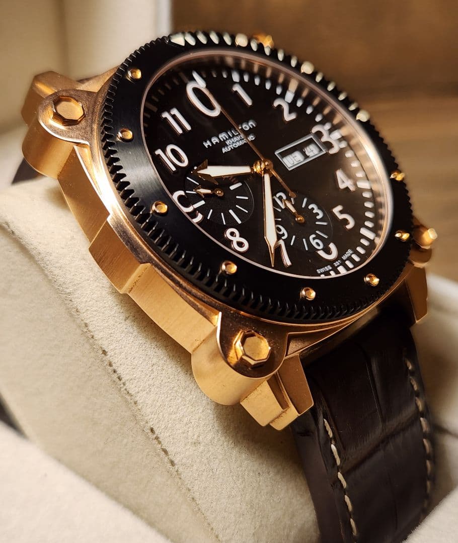 定価31万　ハミルトン　カーキ　ビロウゼロ　自動巻き　腕時計　khaki
