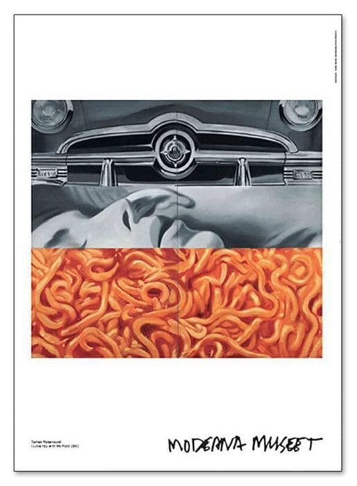 額装品/I Love You/ジェームズ ローゼンクイスト/ポスター/インテリア