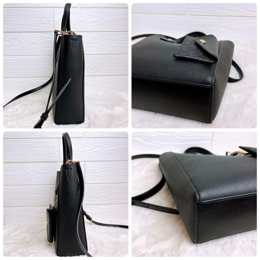 極美品☆MICHAEL KORSマイケルコース 2wayショルダーバッグ 黒
