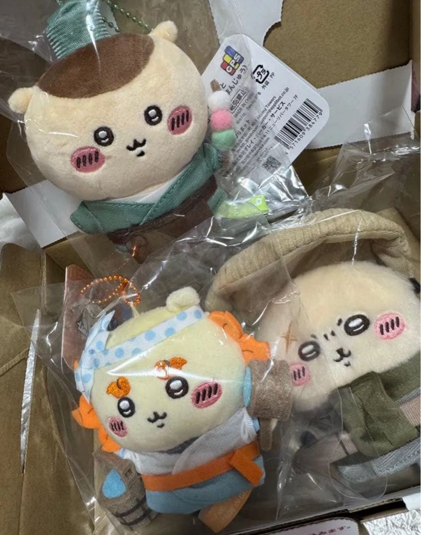 ちいかわぽけっと 江戸なマスコット くりまんじゅう ラッコ　シーサー　ちいぽけ