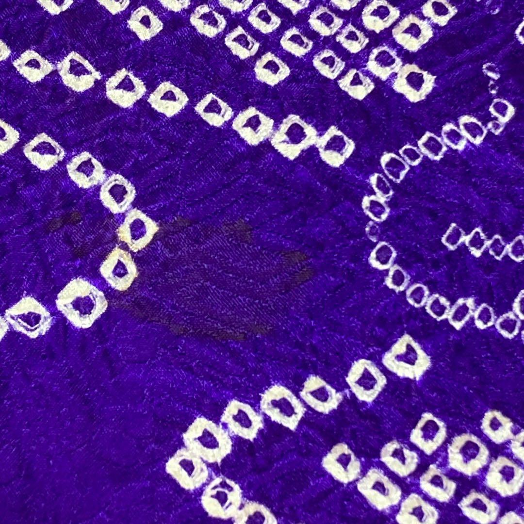 ［9166］振袖 4点セット 総絞り 成人式 着物 袷 正絹 卒業式 紫 逸品