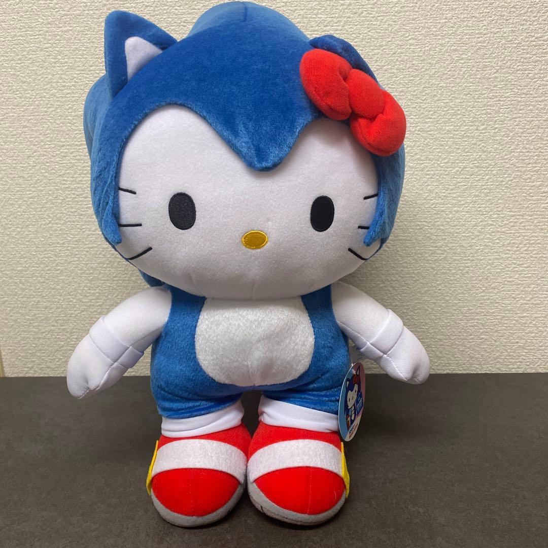ソニック　キティ　スーパージャンボぬいぐるみ