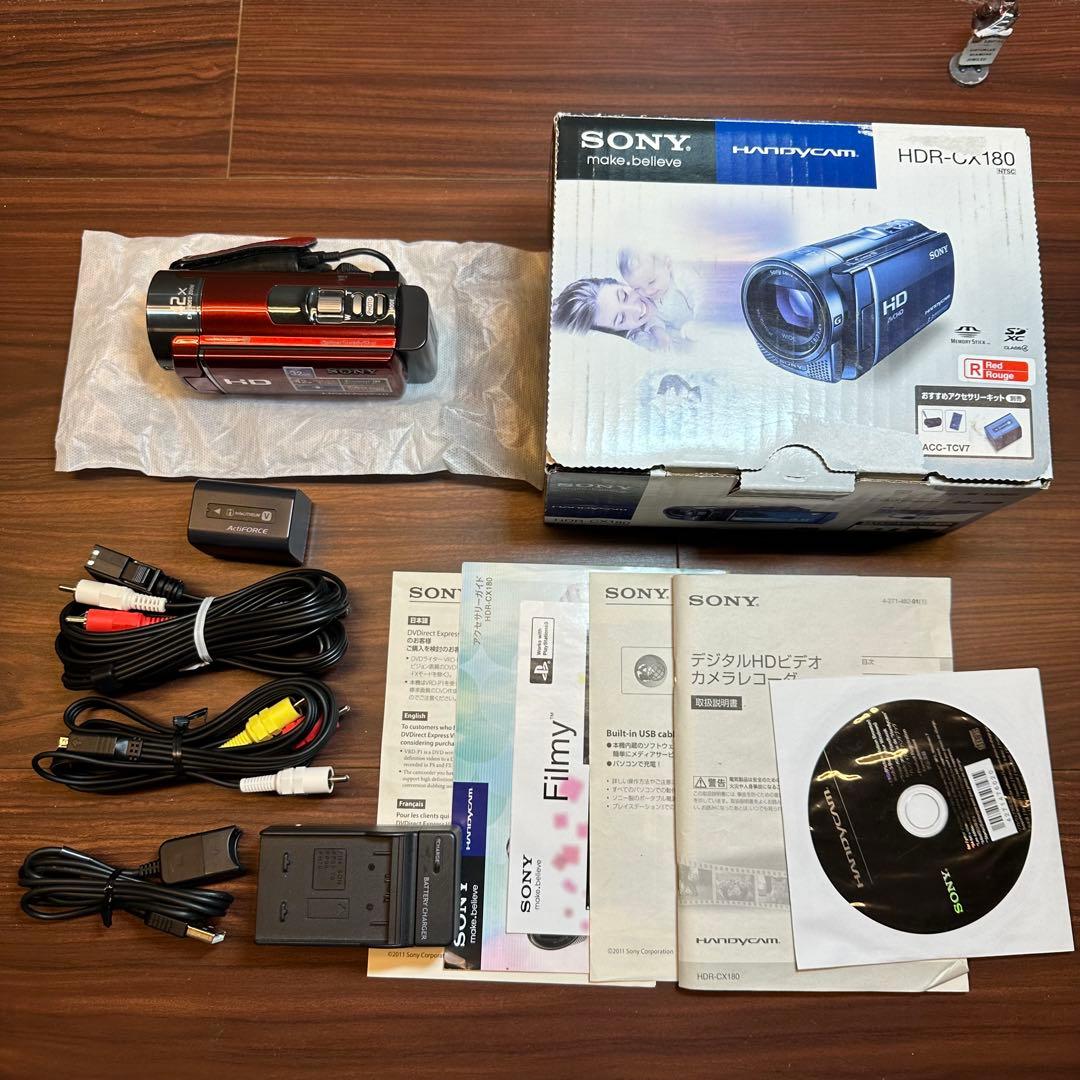 SONY HDR-CX180ビデオカメラ ほぼ新品 5509