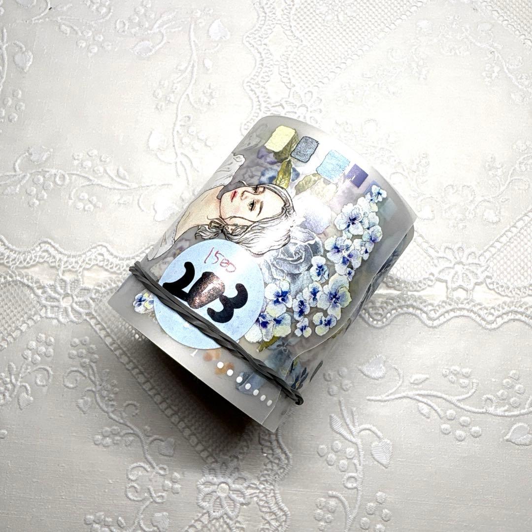 【９】 海外 マステ 中古巻 PET マスキング テープ