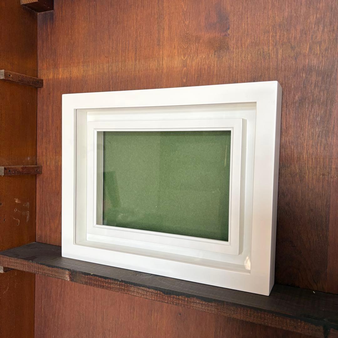 デュエット オフホワイト SM×3点set 油彩額縁 Arte Mondo