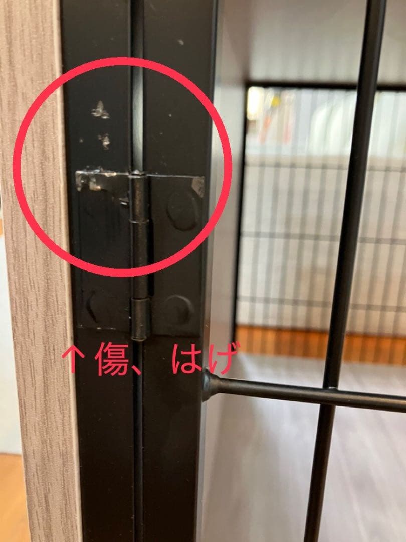 犬用ケージ 中型犬用 木製と金属製