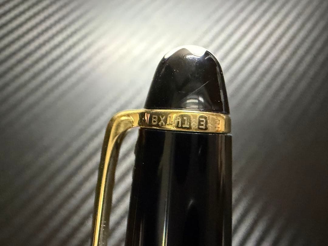 美品 モンブラン マイスターシュテュック 144 ブラック 中白 M 万年筆