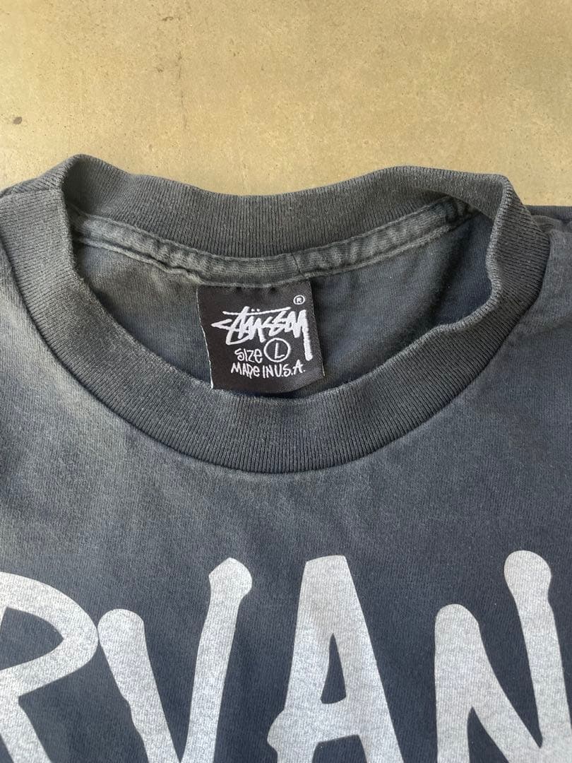 Nirvana カートコバーン　stussy tシャツ