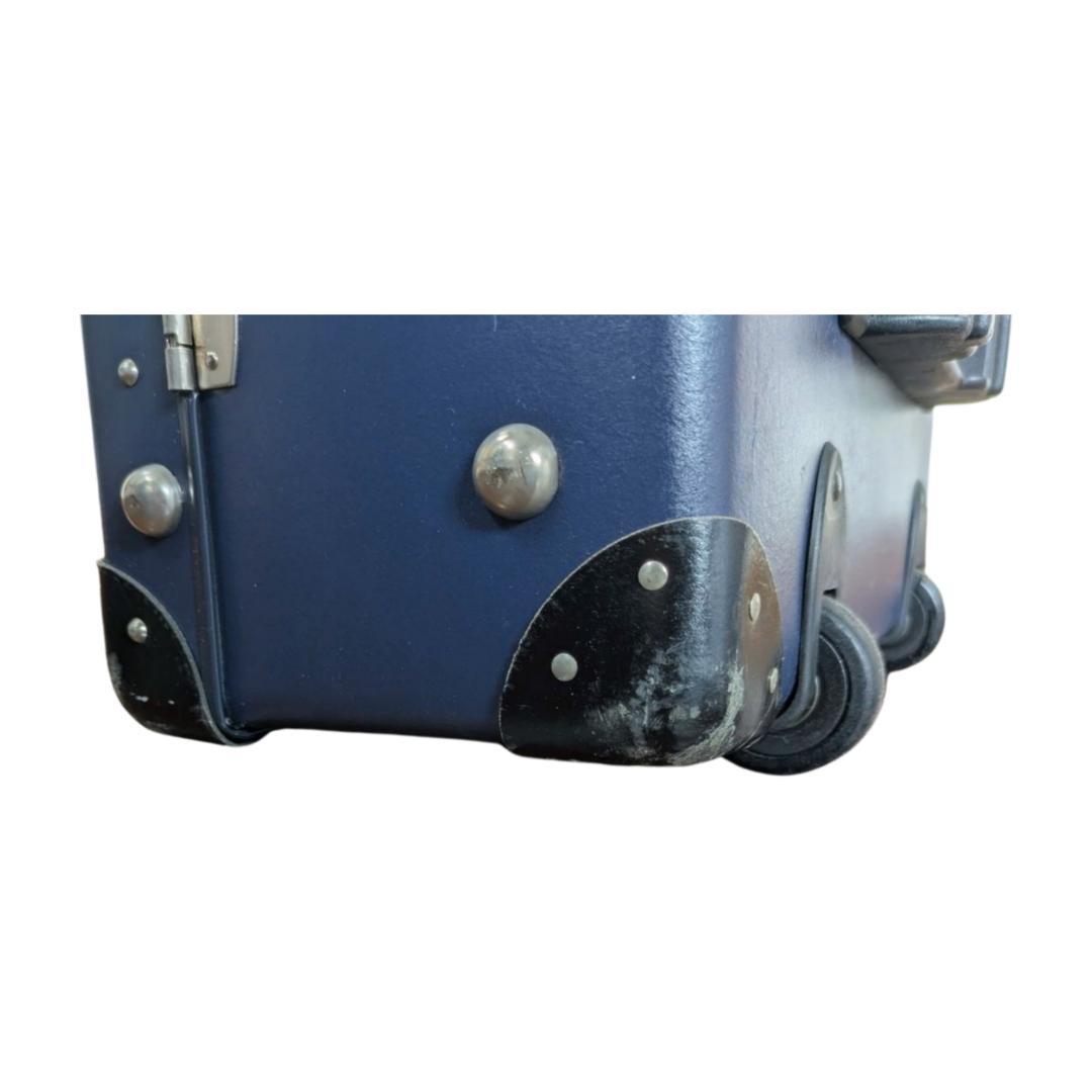 GLOBE TROTTER グローブトロッター スーツケース ネイビー 二輪