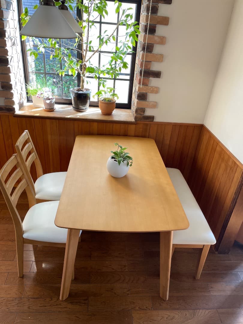 [長野県引取り限定]東京インテリア　ダイニングテーブルセット