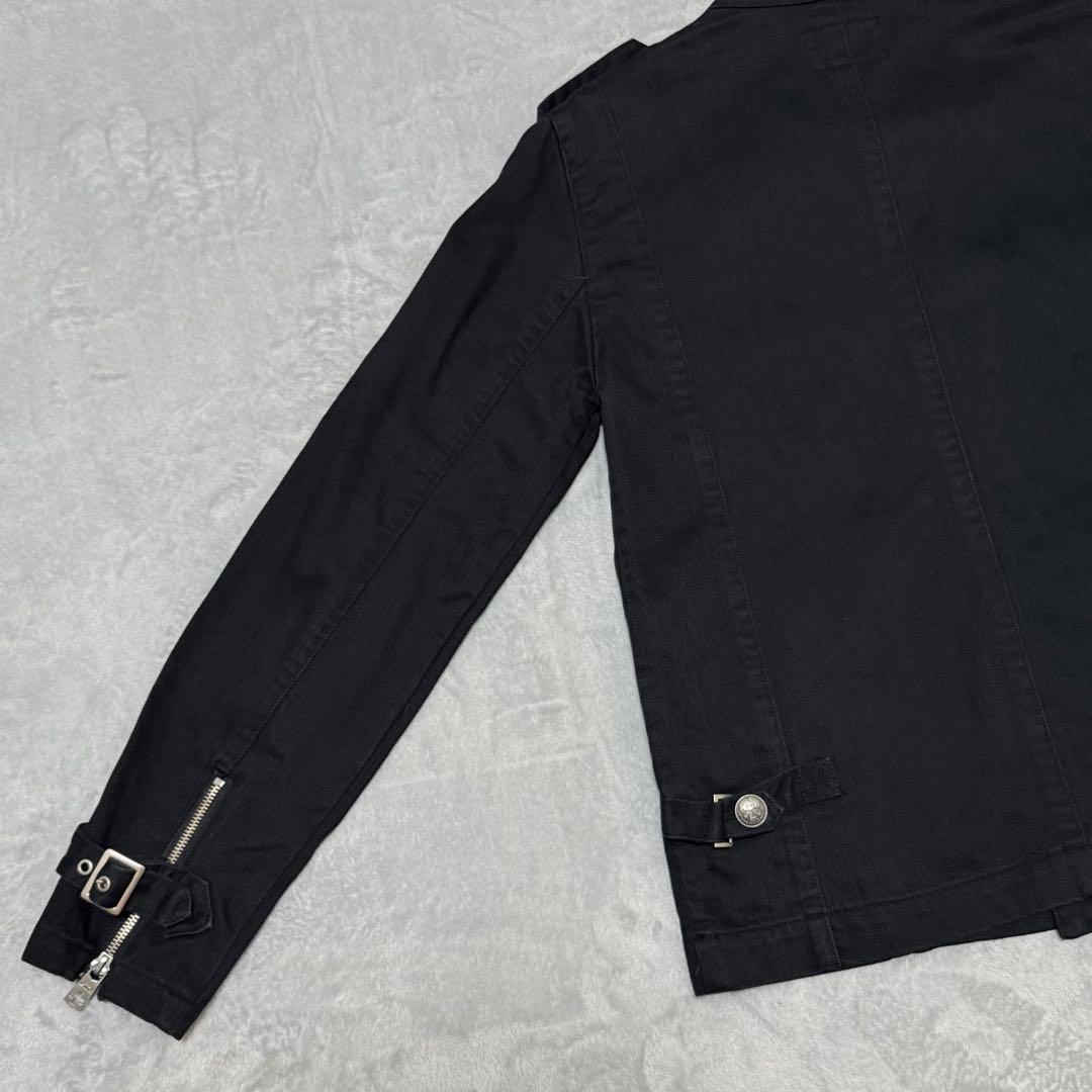 【BERNINGS-SHO】y2k00s平成ギャル男　4連ジップスカルジャケット