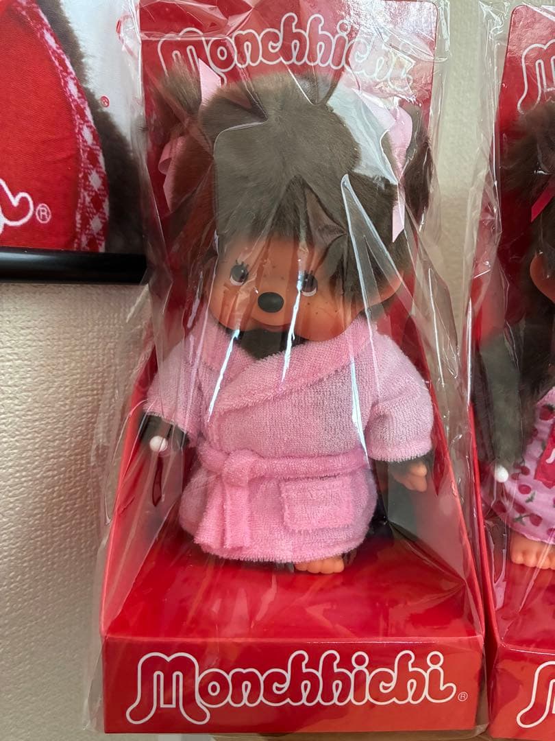 海外モンチッチ　バスローブ・エプロン・Coloring Tea Girl 3体