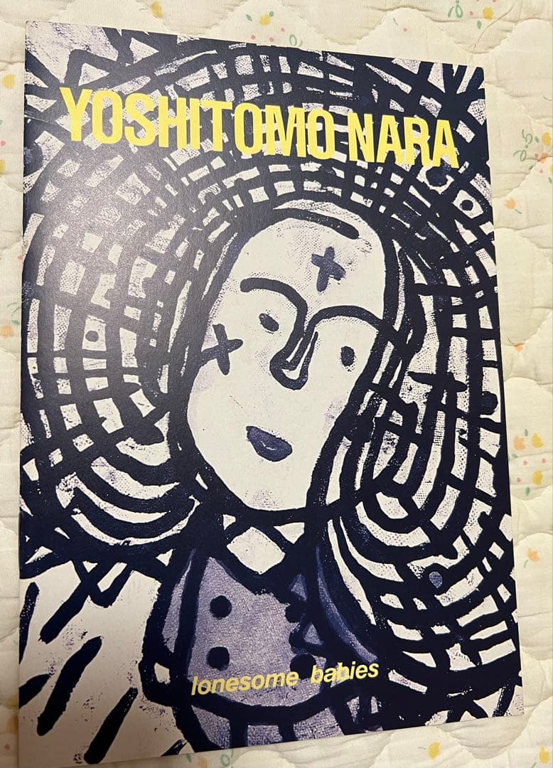 [貴重品] 奈良美智の古いフライヤーと古い展覧会案内冊子