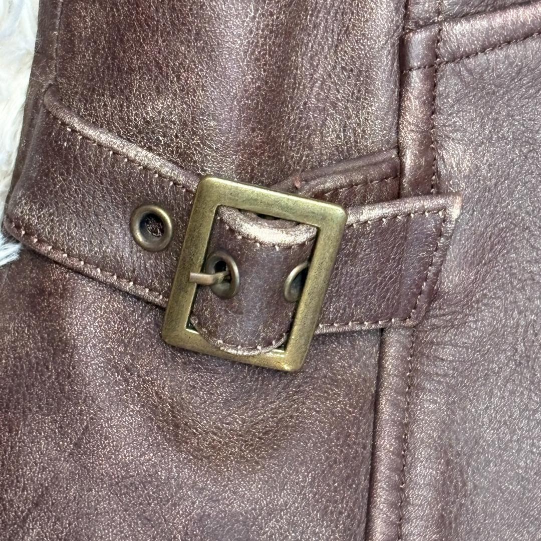 希少　ハーレーダビットソン　本革　レザージャケット ブラウン　L