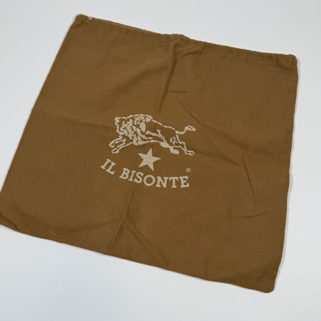 【美品】【希少】イルビゾンテ　ショルダーバッグ　オールレザー　ゴールド金具　黒系