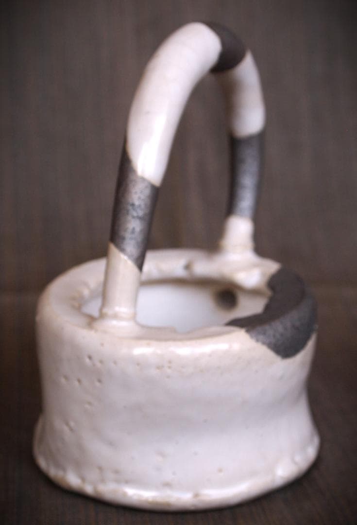 人気作家★石井隆寛【師：隠崎隆一】白釉手付酒注