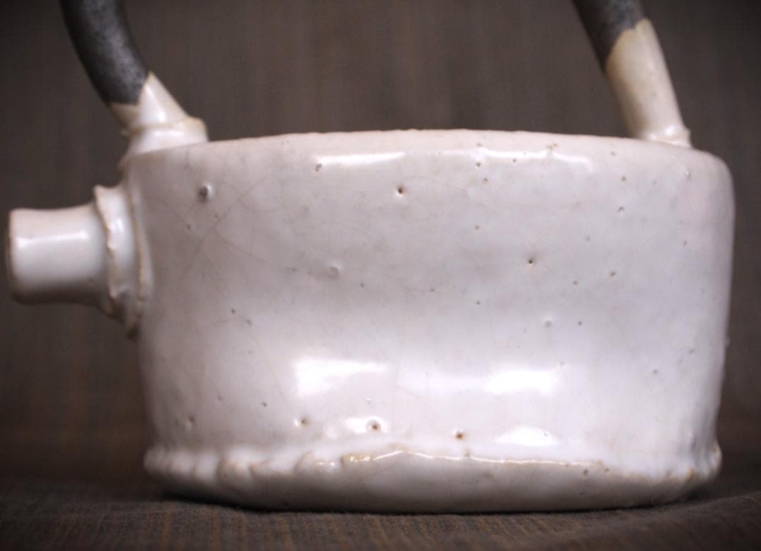 人気作家★石井隆寛【師：隠崎隆一】白釉手付酒注