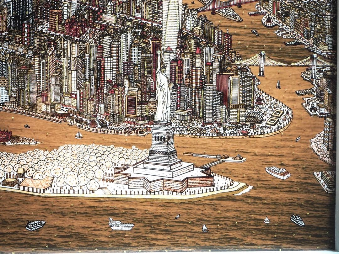 真作■ヨハンペラトーネル 版画 自由の女神■絵画 ジェームスリジィ ファジーノ