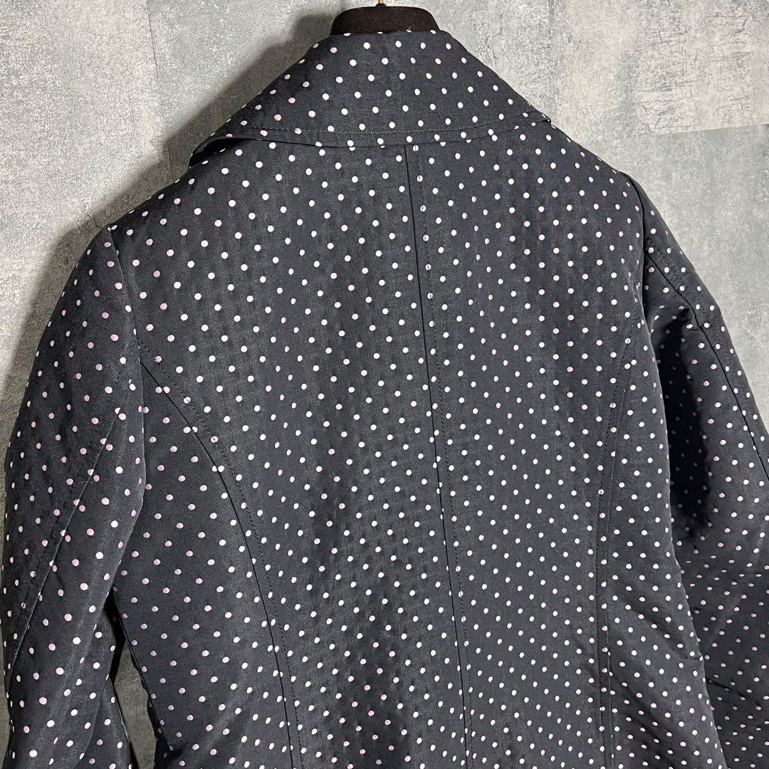 ALMA EN ROSE 森英恵　2ウエイコート　ドット刺繍　サイズ40極美品