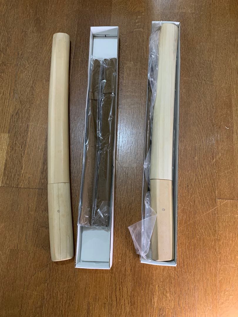 短刀　尾形刀剣　模造刀　OG-55 白鞘短刀9寸(2本セット)